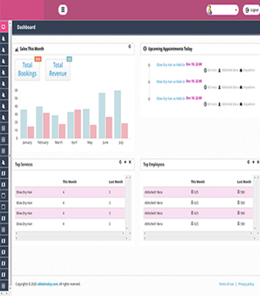 Spa and Saloon Management System